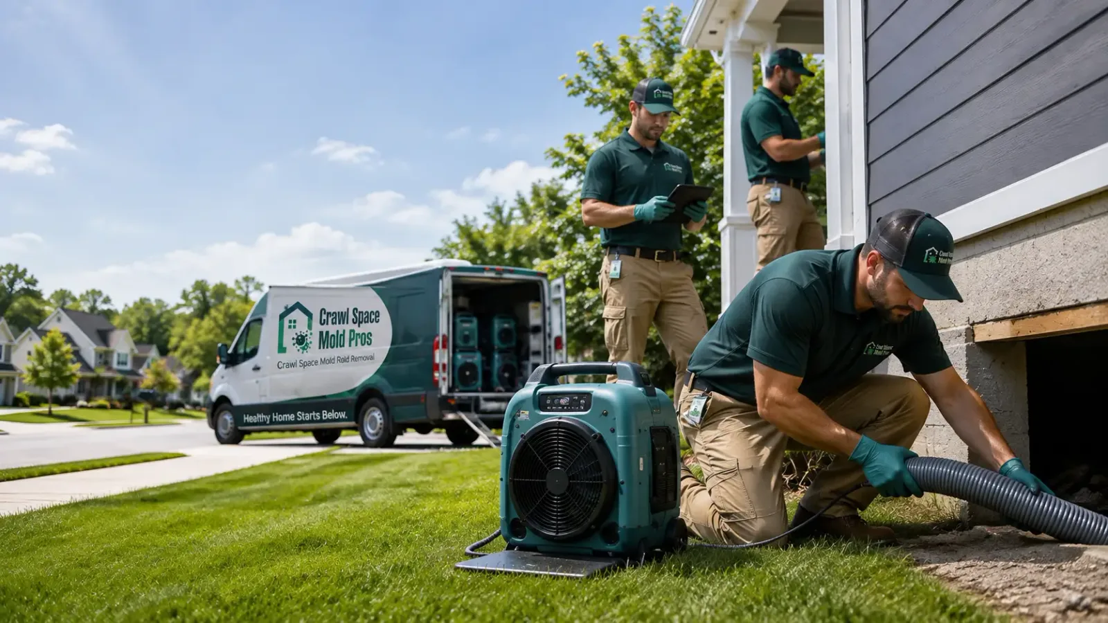 Crawl Space Mold Removal in Amery, WI